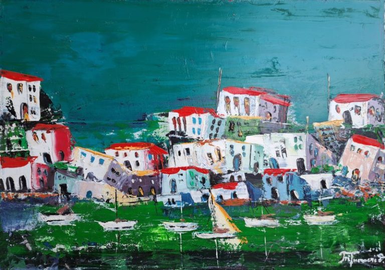 Sicilija 18, Duško Trifunović, 50×70 cm, ulje na platnu, sertifikat, 400 eura – RUČNI RADOVI