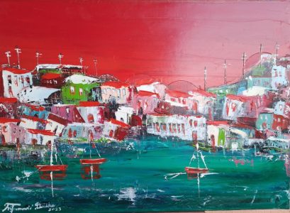 Sicilija 19, Duško Trifunović, 50×70 cm, ulje na platnu, sertifikat, 400 eura – RUČNI RADOVI